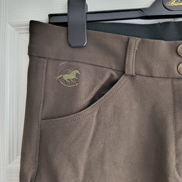 Women's Piper Breeches,Hunter Green Size 32L - Picture 4 of 8